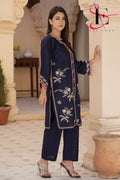 Two Piece Stitched Embroidered Suit -  Summers 2024