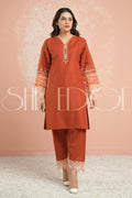 2 Piece Stitched Embroidered Suit -  Summers 2023