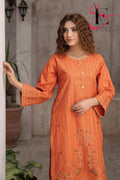 Two Piece Stitched Embroidered Suit -  Summers 2024