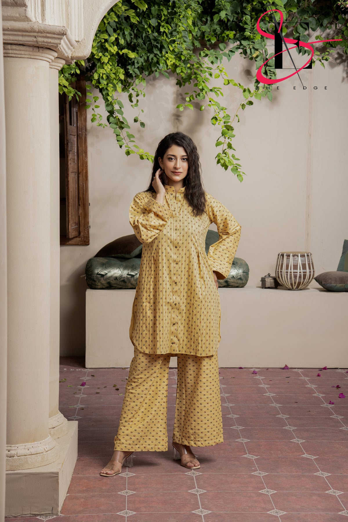 Two Piece Stitched Embroidered Suit -  Winters 2024