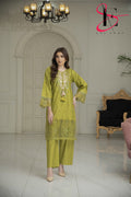 Two Piece Stitched Embroidered Suit -  Winters 2024