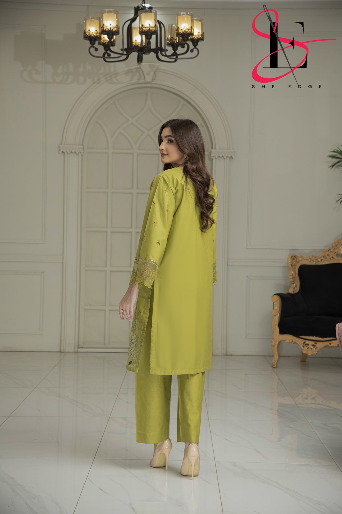 Two Piece Stitched Embroidered Suit -  Winters 2024