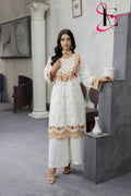 Two Piece Stitched Embroidered Suit -  Winters 2024