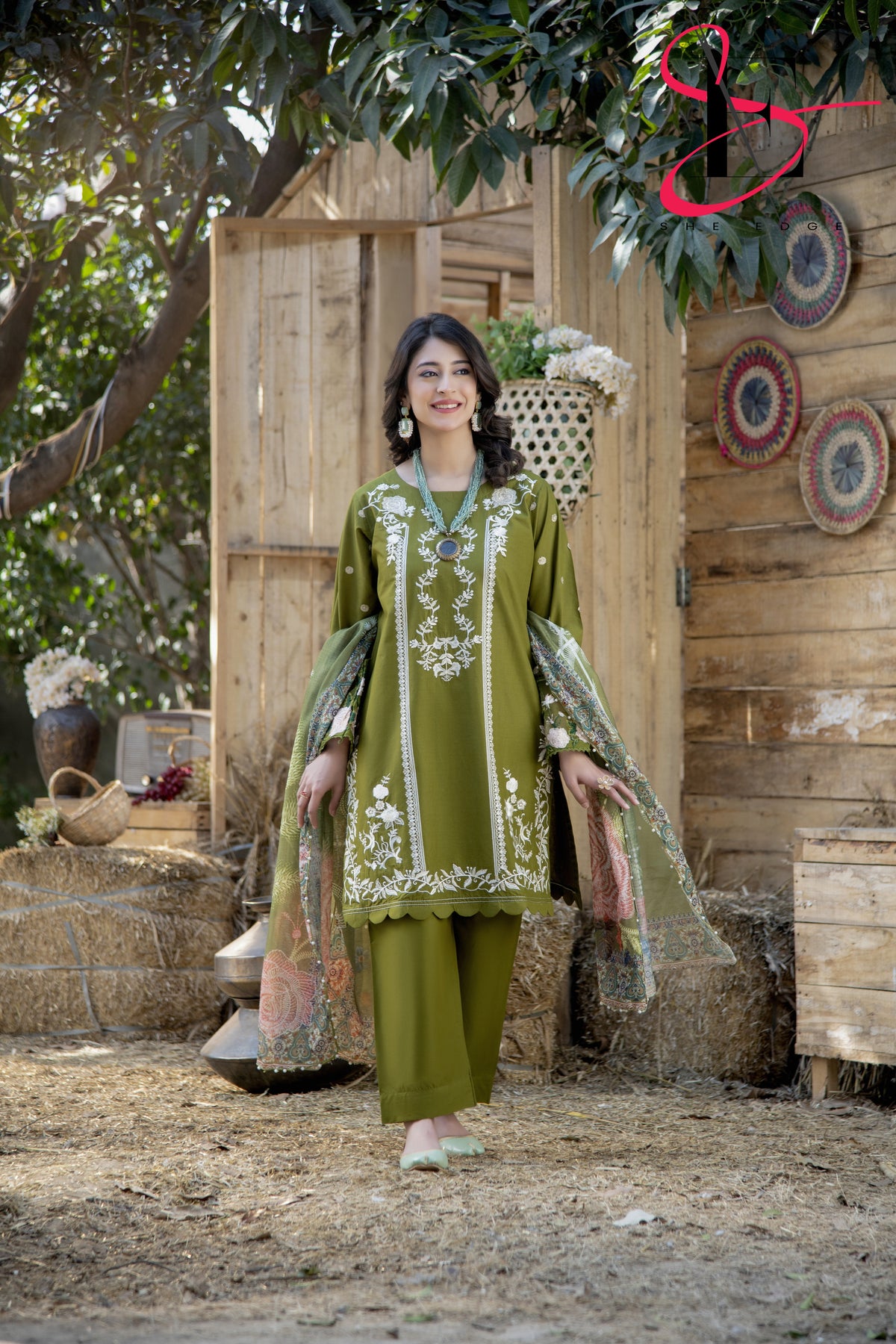 Three Piece Stitched Embroidered Suit - Summers 2025