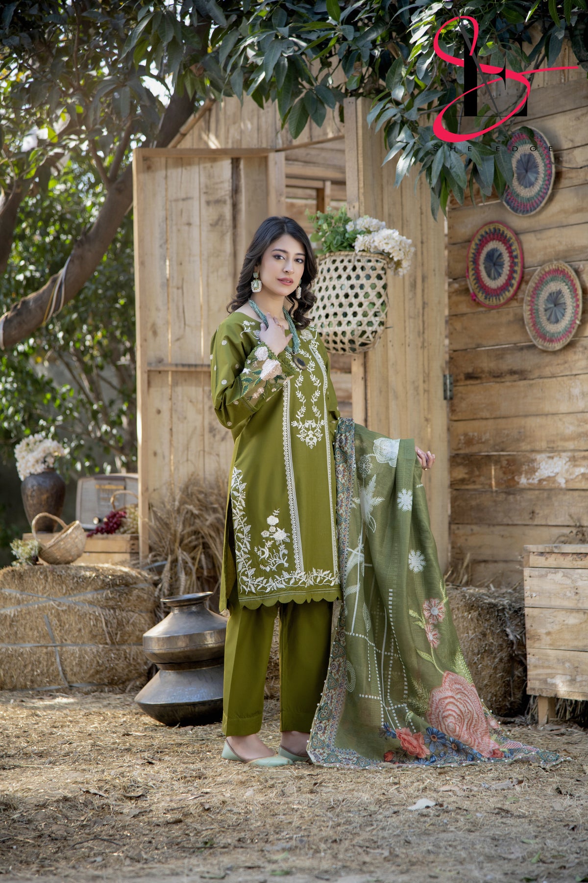 Three Piece Stitched Embroidered Suit - Summers 2025