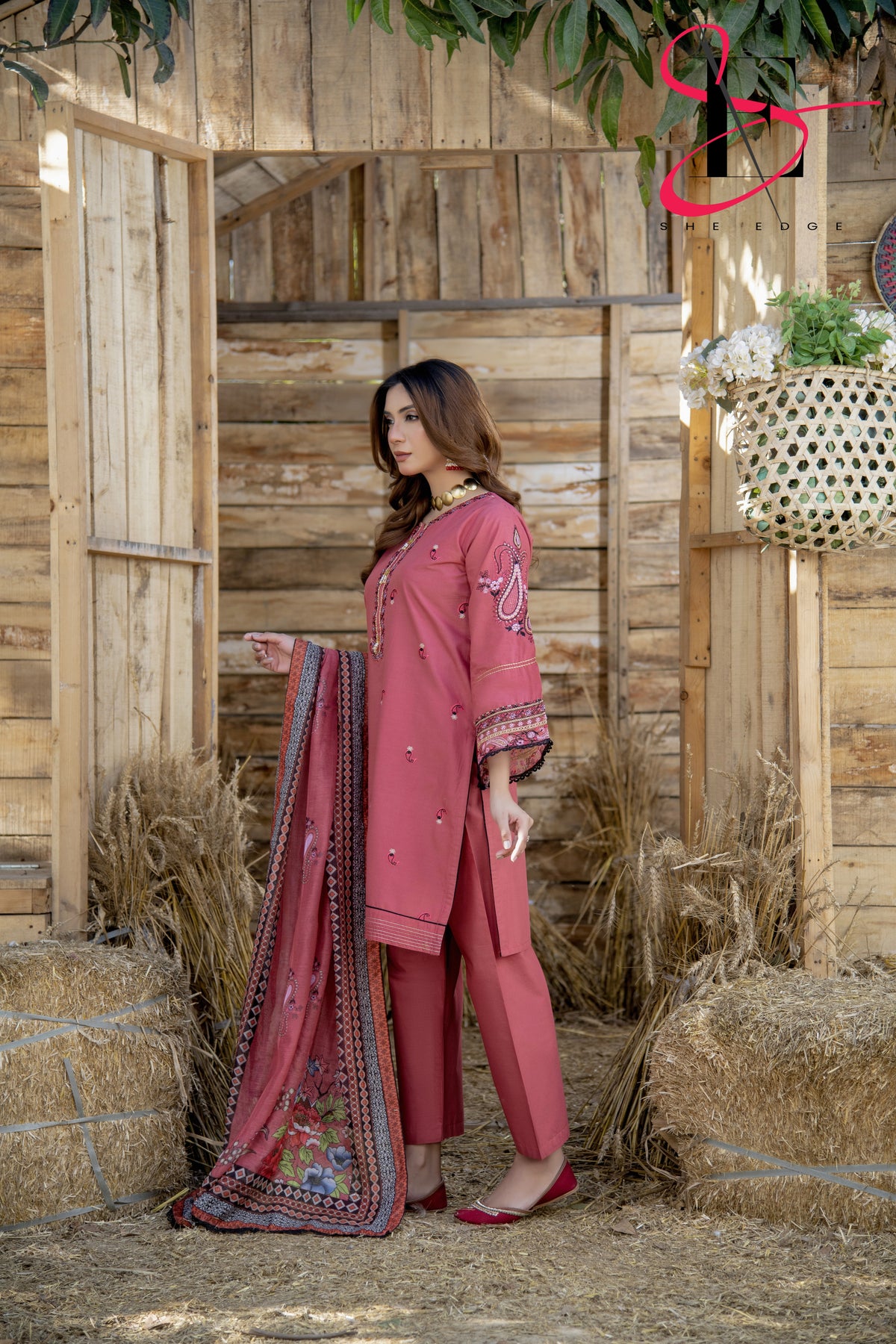 Three Piece Stitched Embroidered Suit - Summers 2025
