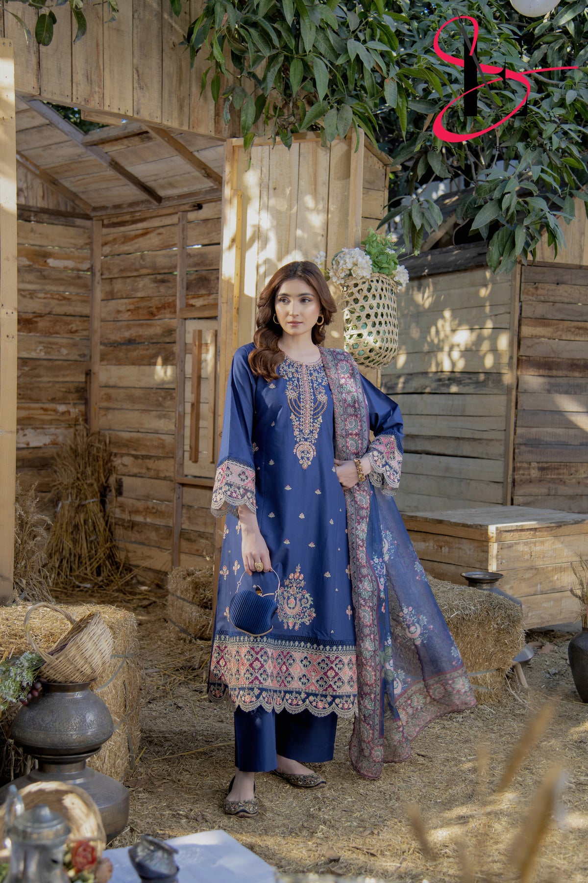 Three Piece Stitched Embroidered Suit - Summers 2025