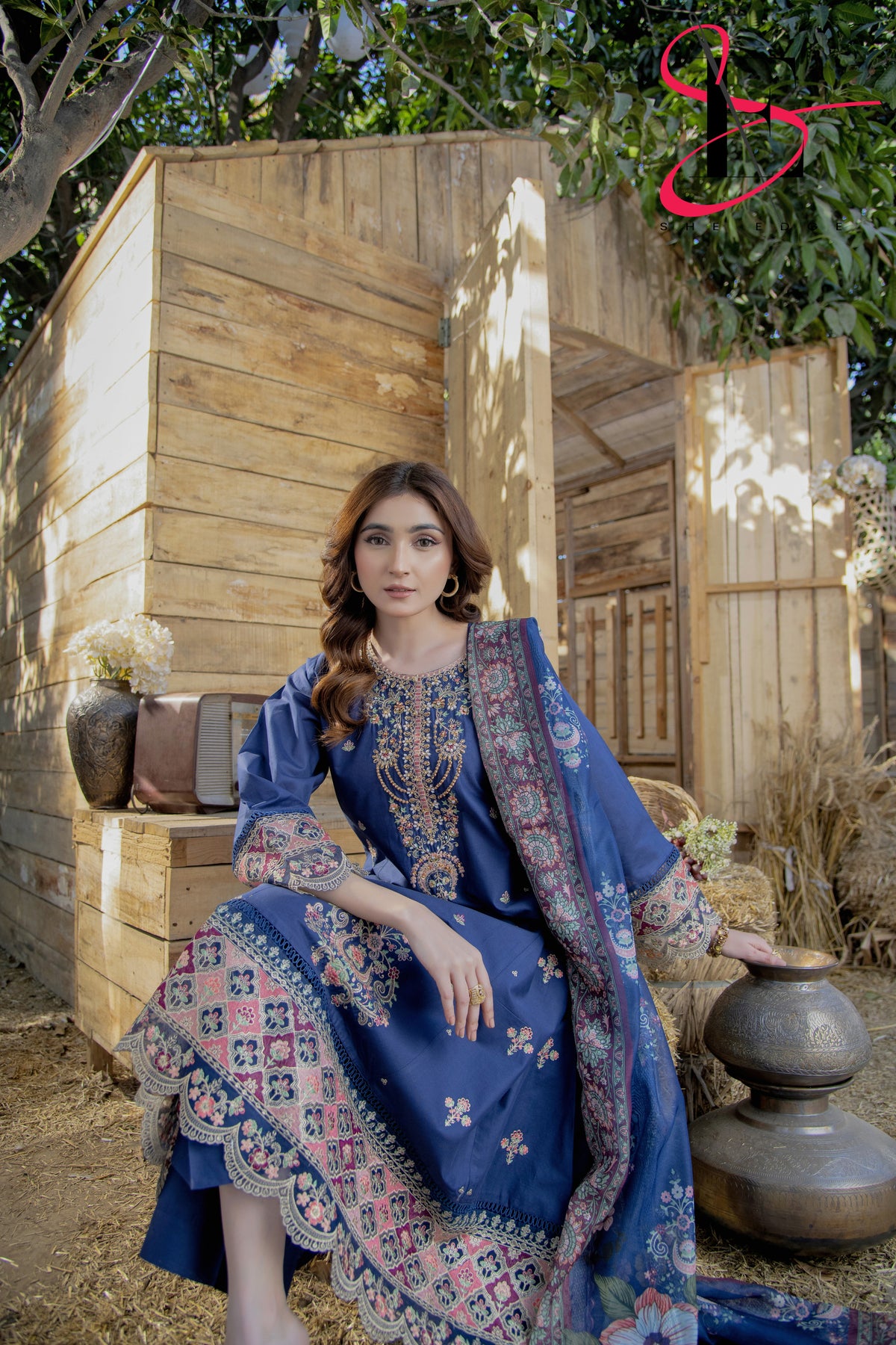 Three Piece Stitched Embroidered Suit - Summers 2025