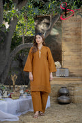 Two Piece Stitched Embroidered Casual Suit - Summers 2025