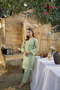 Two Piece Stitched Embroidered Casual Suit - Summers 2025