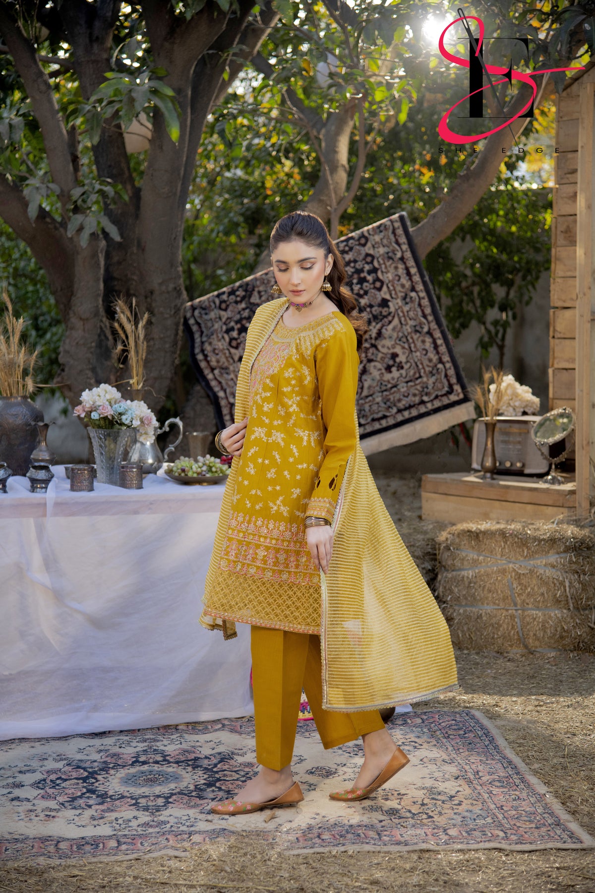 Three Piece Stitched Embroidered Suit - Summers 2025