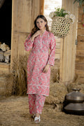 Co-Ord Set Two Pc Printed Suit Lawn Cotton
