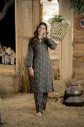 Co-Ord Set Two Pc Printed Suit Lawn Cotton