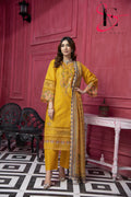 Three Piece Stitched Embroidered Suit - Summers 2025