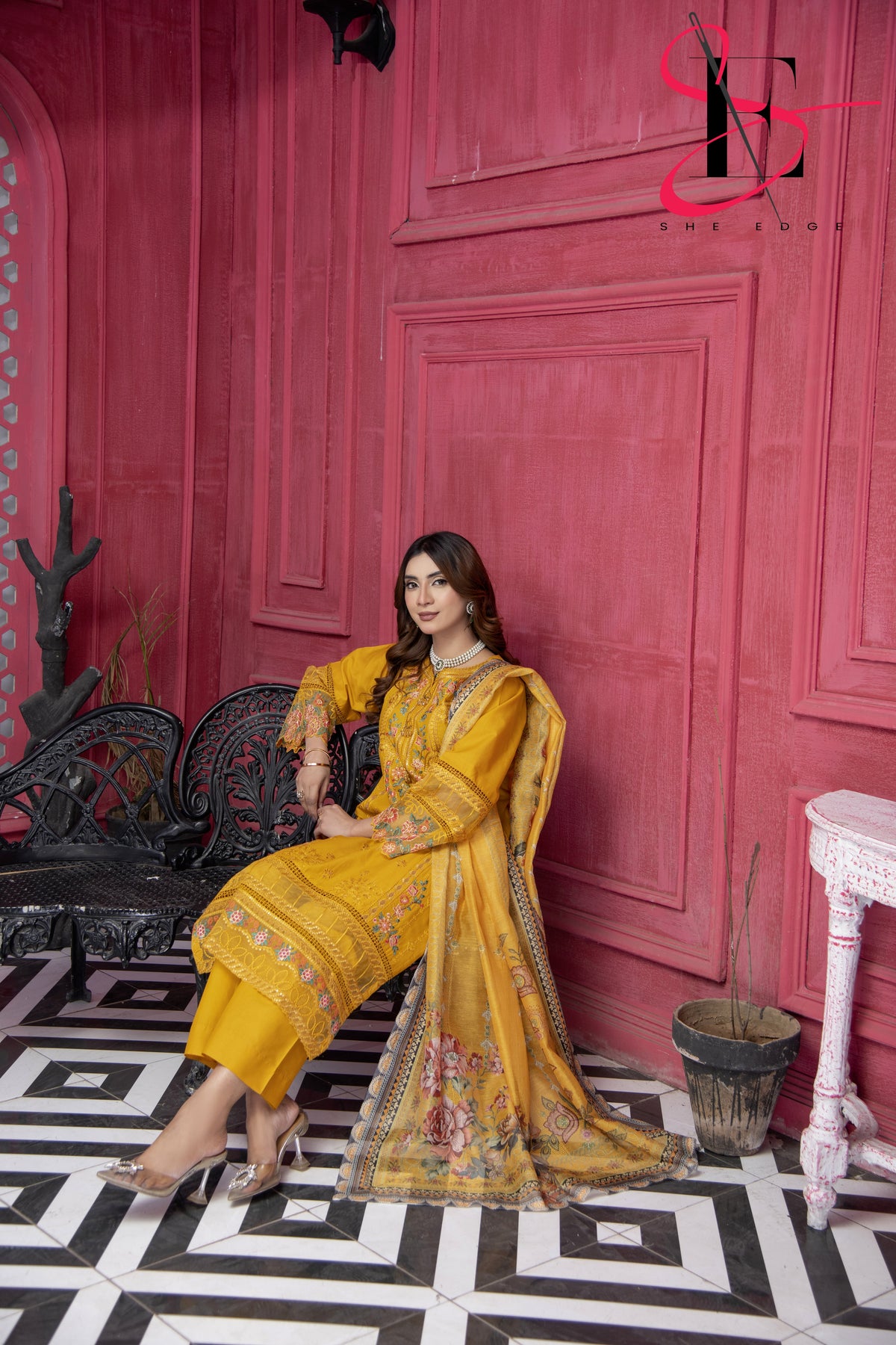 Three Piece Stitched Embroidered Suit - Summers 2025