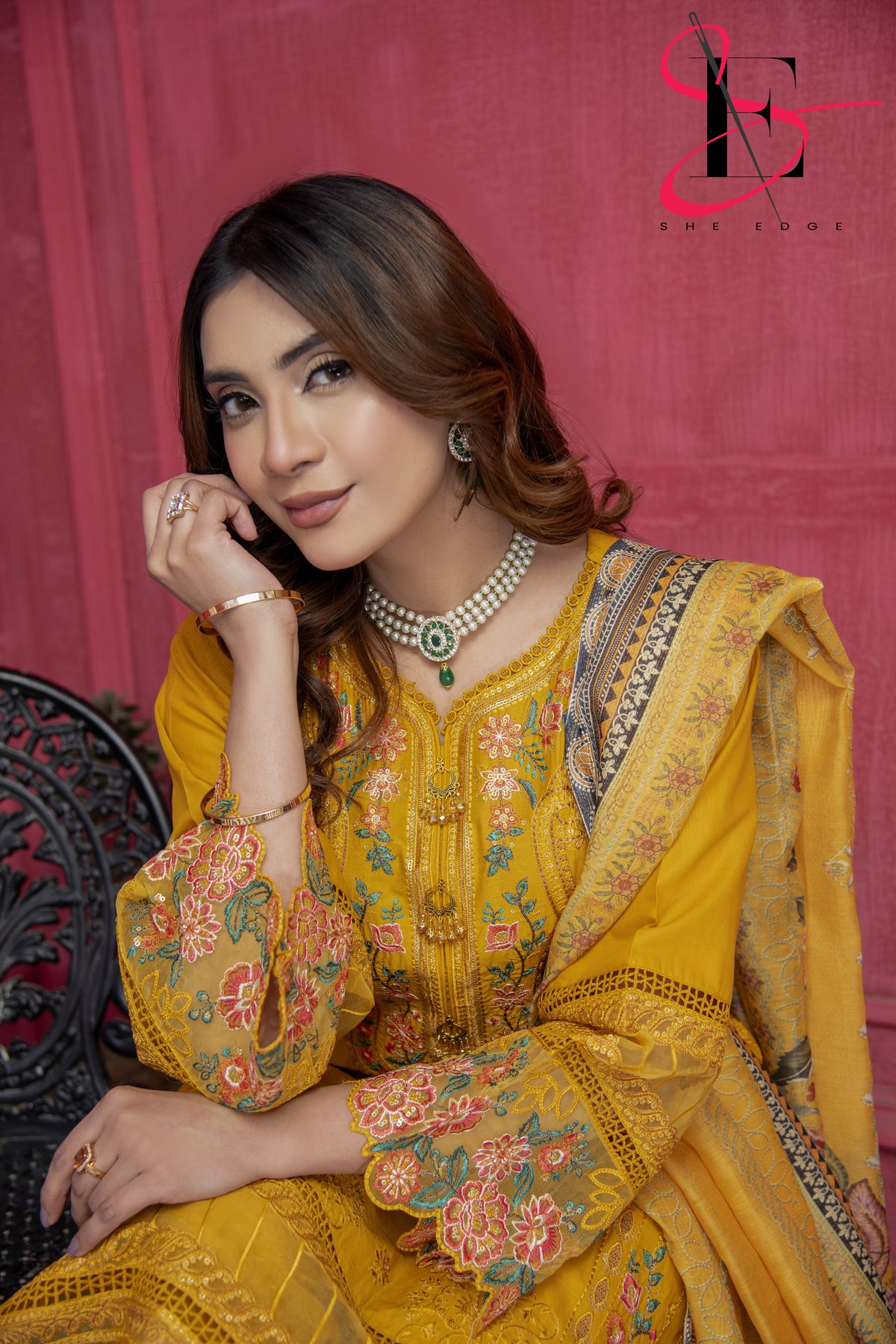 Three Piece Stitched Embroidered Suit - Summers 2025