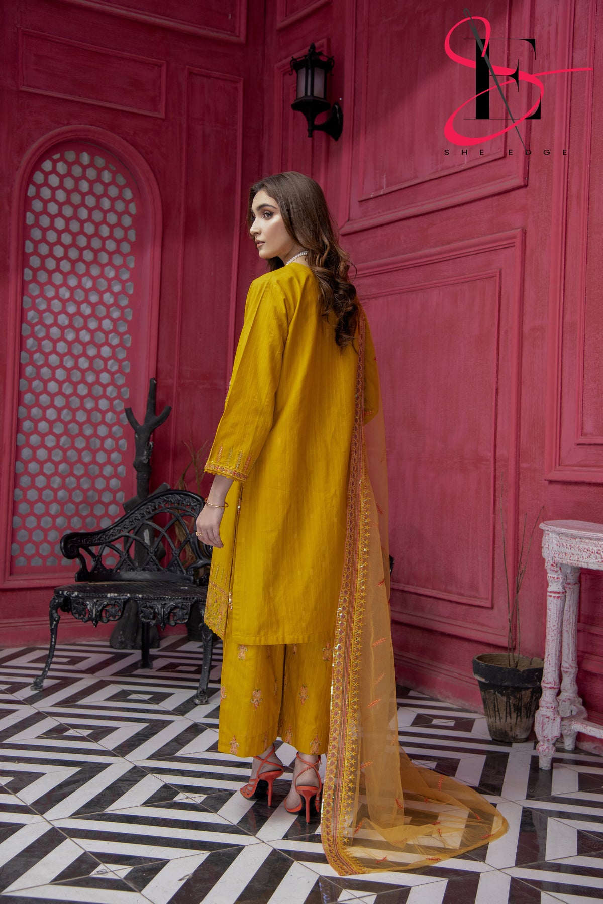 Three Piece Stitched Embroidered Suit - Summers 2025