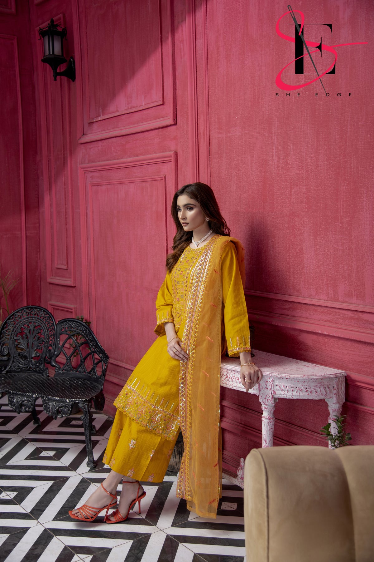 Three Piece Stitched Embroidered Suit - Summers 2025
