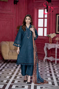 Three Piece Stitched Embroidered Suit - Summers 2025