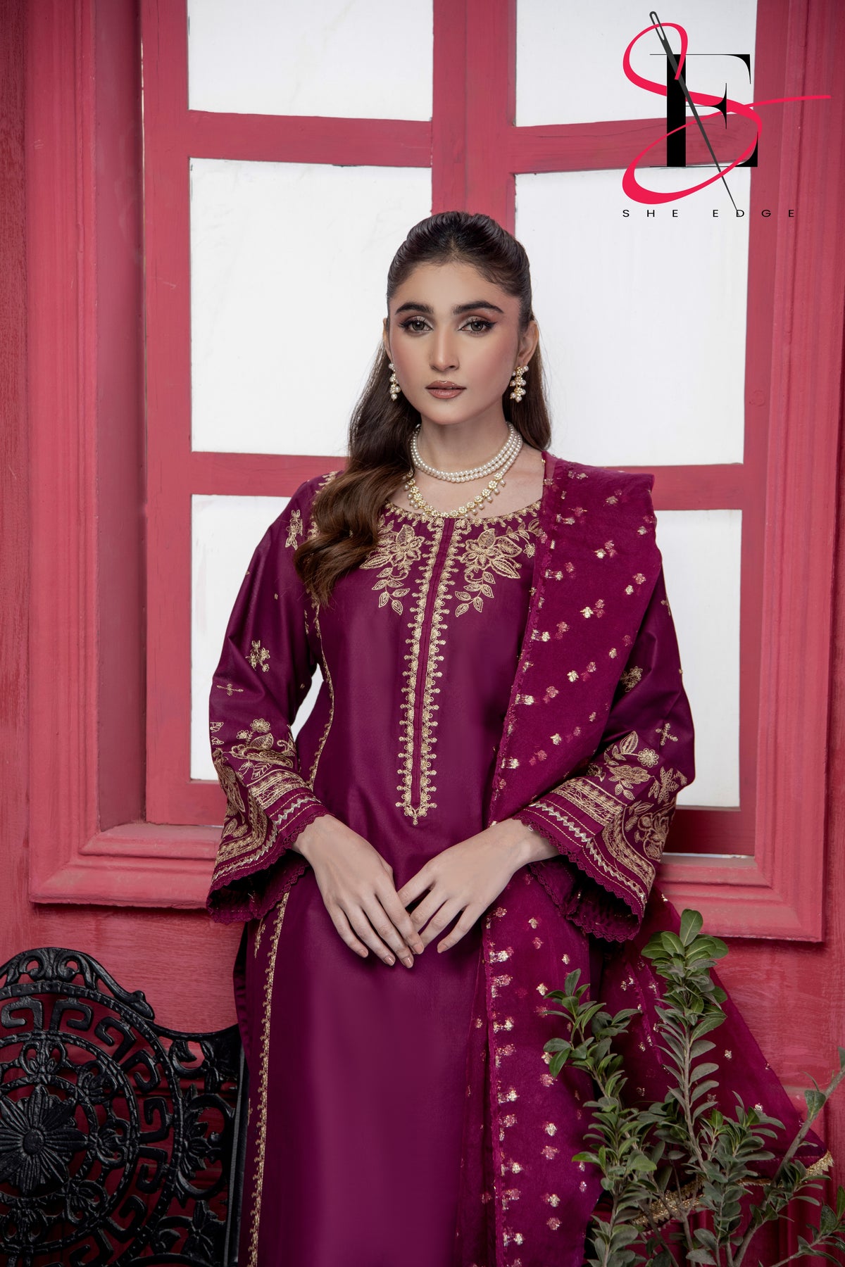 Three Piece Stitched Embroidered Suit - Summers 2025