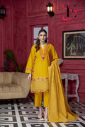 Three Piece Stitched Embroidered Suit - Summers 2025