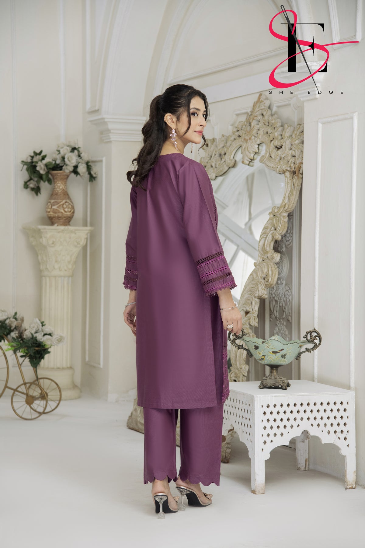 Two Piece Stitched Embroidered Suit -  Winters 2024