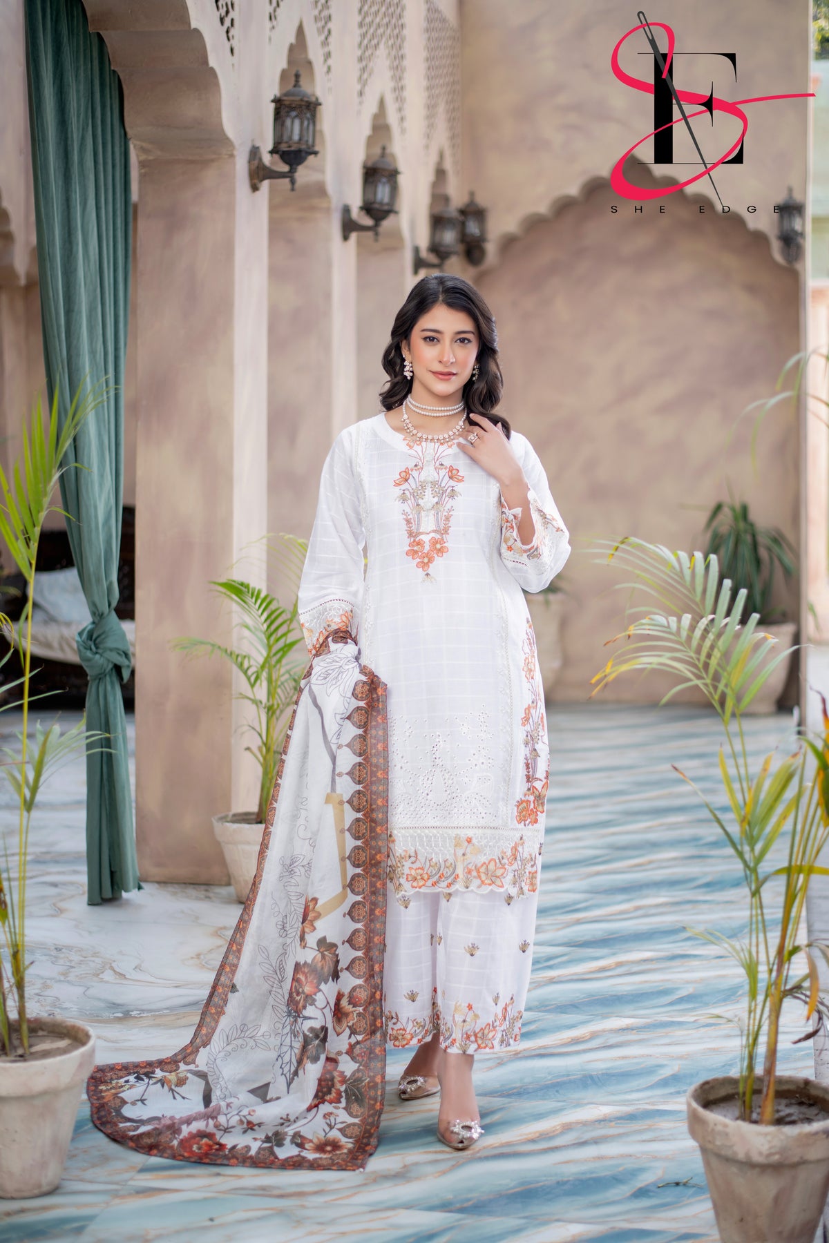 Three Piece Stitched Embroidered Suit - Summers 2025