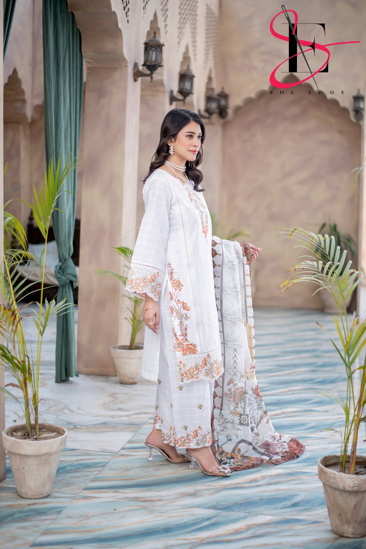 Three Piece Stitched Embroidered Suit - Summers 2025