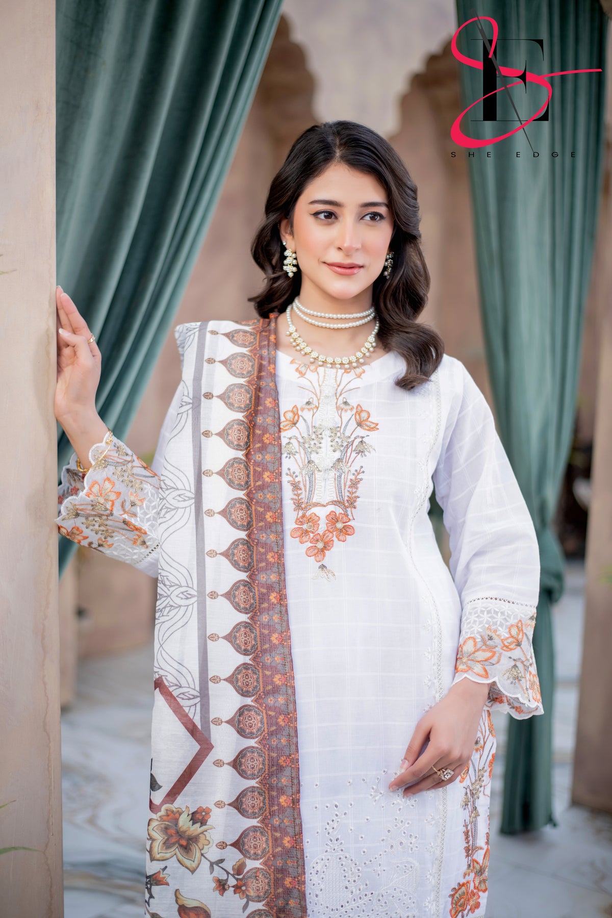 Three Piece Stitched Embroidered Suit - Summers 2025