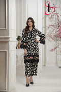 Soft Courtrai Digital Print Suit Two Pc