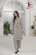 Soft Courtrai Digital Print Suit Two Pc