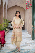 Three Piece Stitched Embroidered Suit - Summers 2025