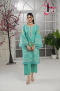 Two Piece Stitched Embroidered Suit -  Winters 2024