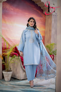 Three Piece Stitched Embroidered Suit - Summers 2025