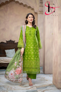 Three Piece Stitched Embroidered Suit - Summers 2025