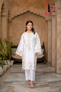Two Piece Stitched Embroidered Casual Suit - Summers 2025