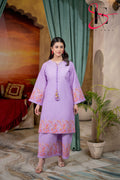 Two Piece Stitched Embroidered Casual Suit - Summers 2025