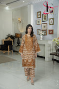 Two Piece Stitched Embroidered Suit -  Winters 2024