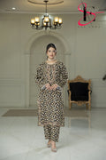 Two Piece Stitched Embroidered Suit -  Winters 2024