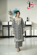 Two Piece Stitched Embroidered Suit -  Winters 2024