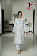 Two Piece Stitched Embroidered Suit -  Winters 2024