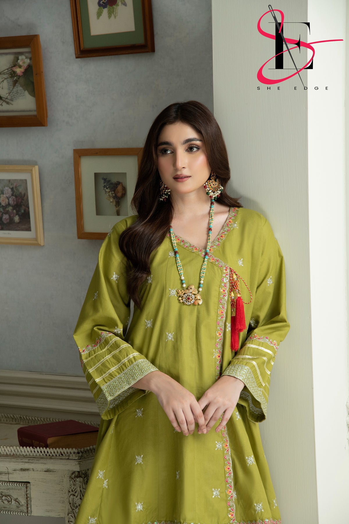 Two Piece Stitched Embroidered Suit -  Winters 2024