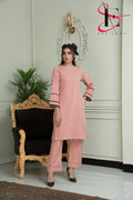 Two Piece Stitched Embroidered Suit -  Winters 2024