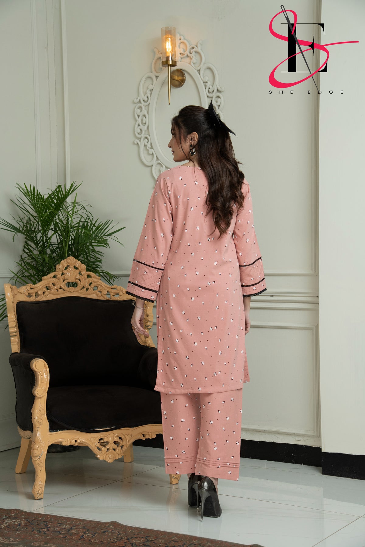 Two Piece Stitched Embroidered Suit -  Winters 2024