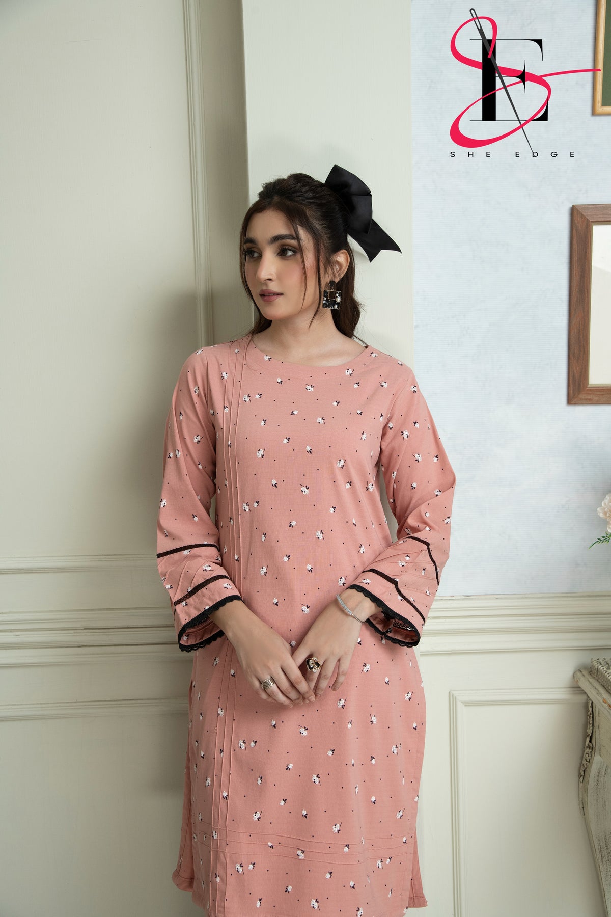 Two Piece Stitched Embroidered Suit -  Winters 2024