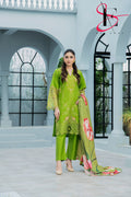 Three Piece Stitched Embroidered Suit - Winters 2024
