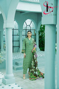 Three Piece Stitched Embroidered Suit - Winters 2024