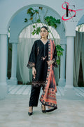 Three Piece Stitched Embroidered Suit - Winters 2024
