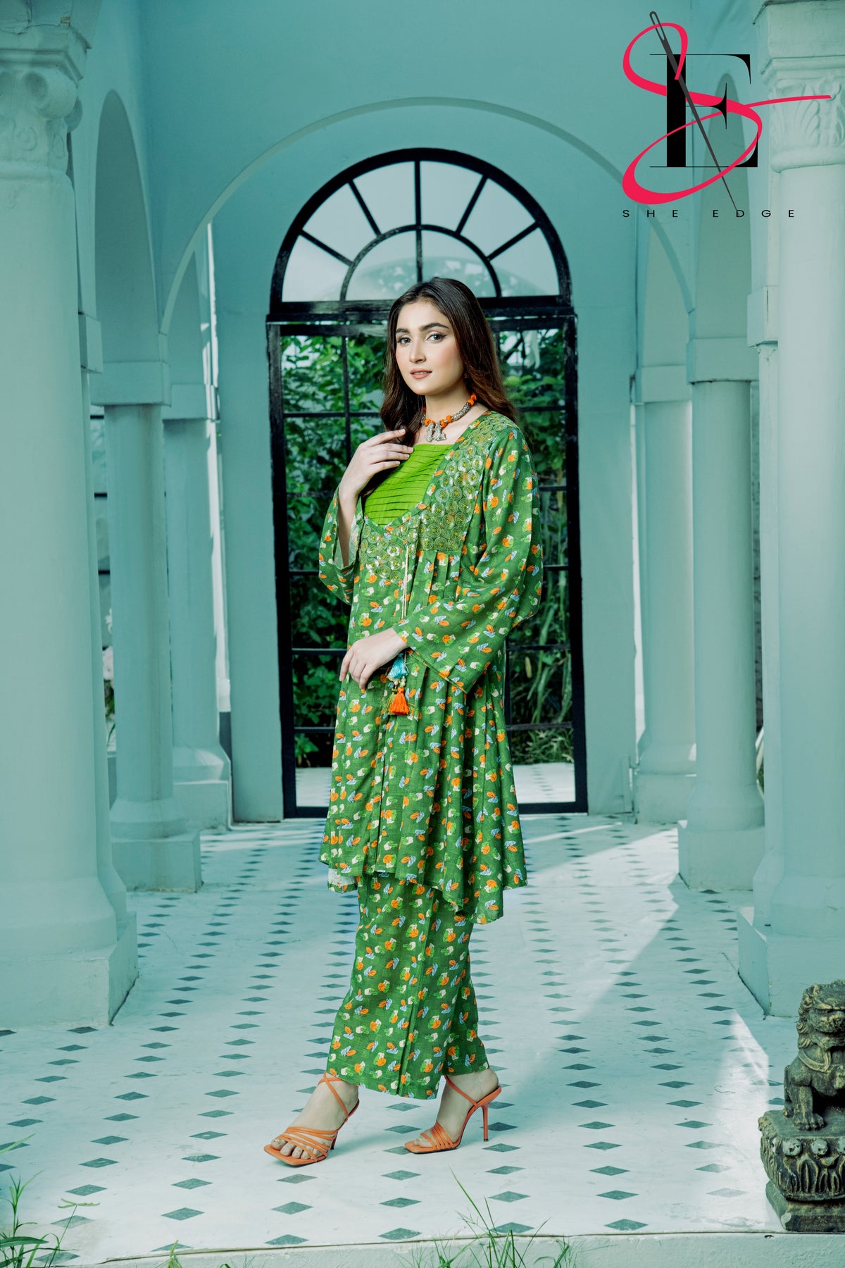 Two Piece Stitched Embroidered Suit -  Winters 2024