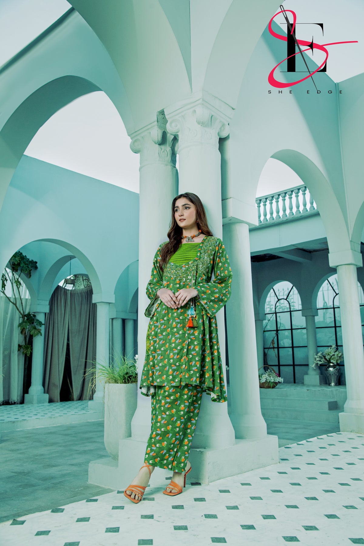 Two Piece Stitched Embroidered Suit -  Winters 2024